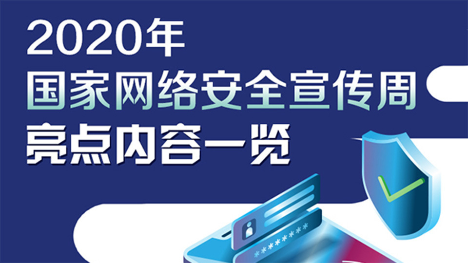 圖解：2020年國家網(wǎng)絡(luò)安全宣傳周亮點內(nèi)容一覽