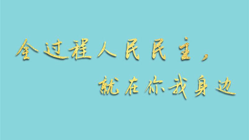 兩會(huì)手繪長(zhǎng)卷：全過(guò)程人民民主，就在你我身邊