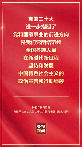 金句海報(bào)丨把黨的二十大重大決策部署付諸行動(dòng)、見之于成效